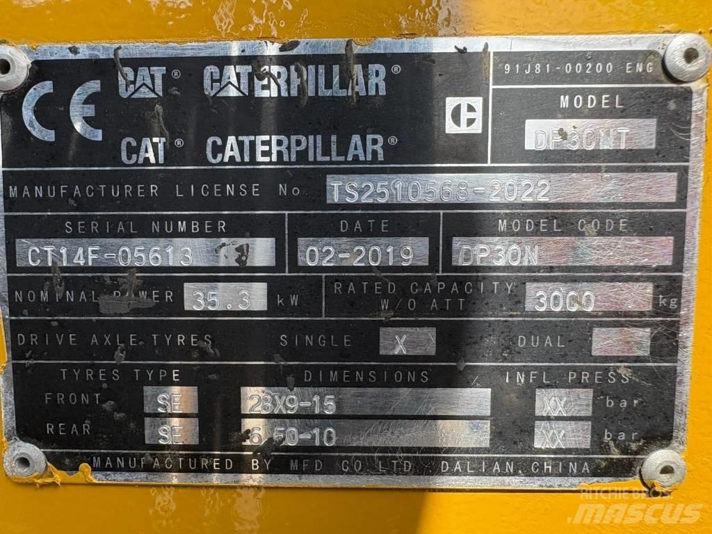 CAT DP30NT 디젤 지게차