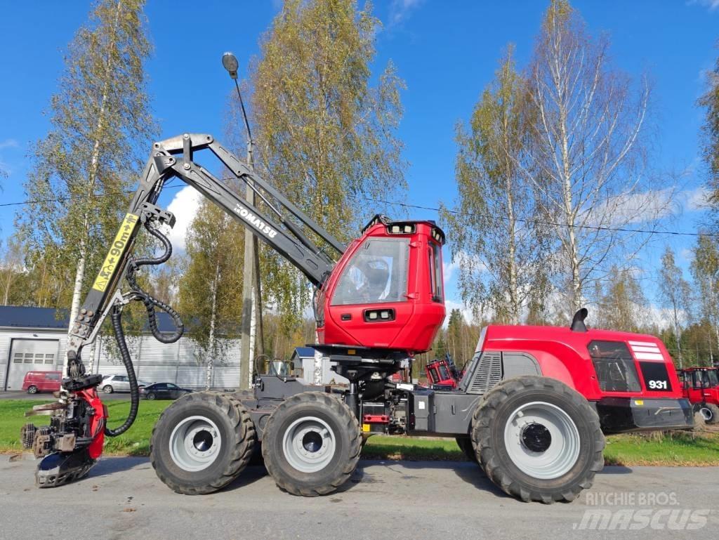 Komatsu 931 원목 하베스터