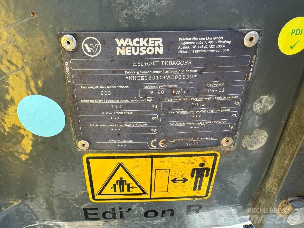 Wacker Neuson 803 대형 굴삭기 29톤 이상