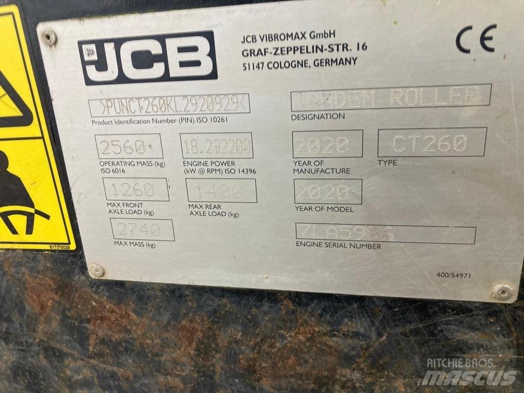 JCB CT 260-120 트윈 드럼 롤러