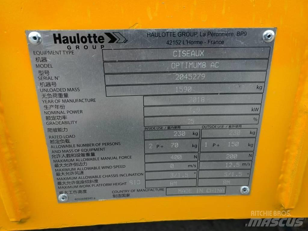 Haulotte OPTIMUM 8 가위형 리프트