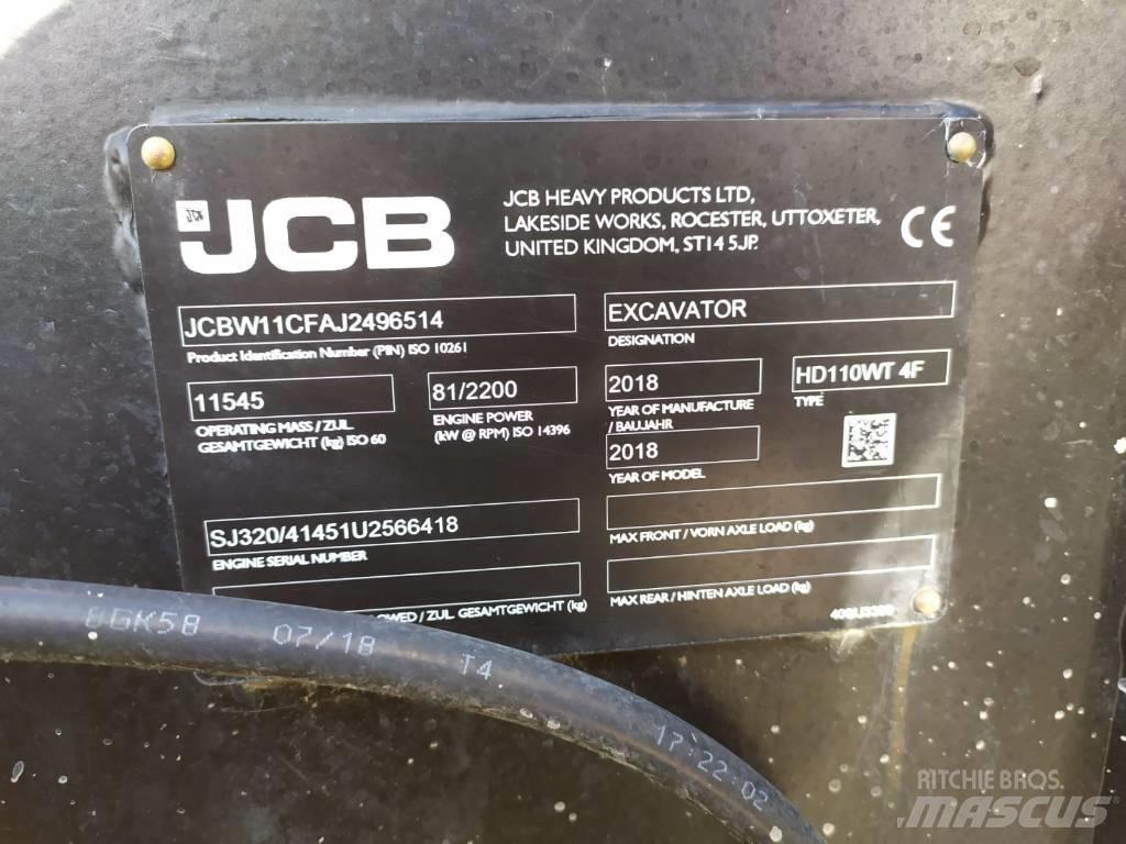 JCB Hydradig  휠 굴삭기