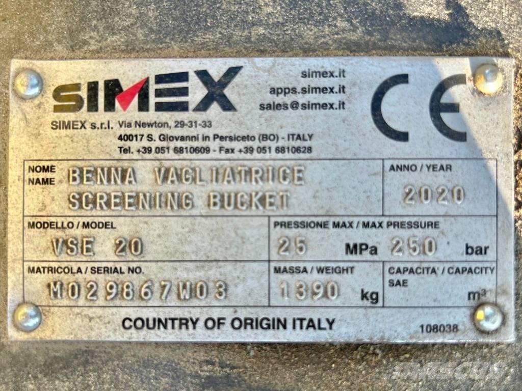 Simex VSE20 스크리닝 버킷