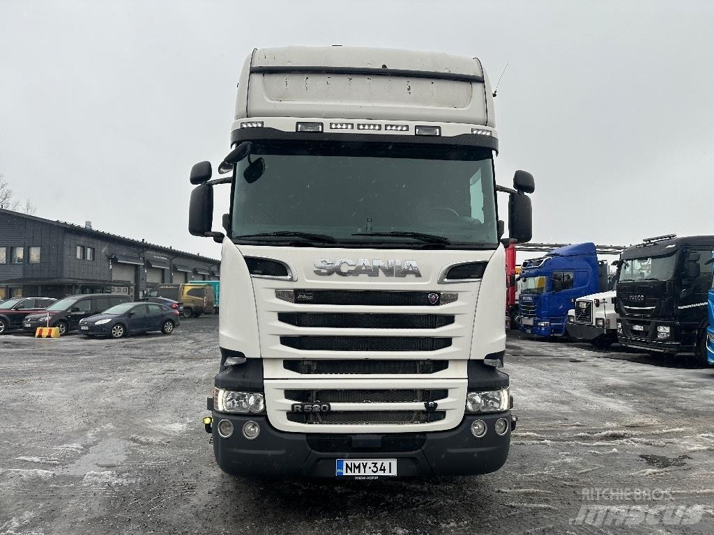 Scania R520 6x2*4 훅 리프트 트럭