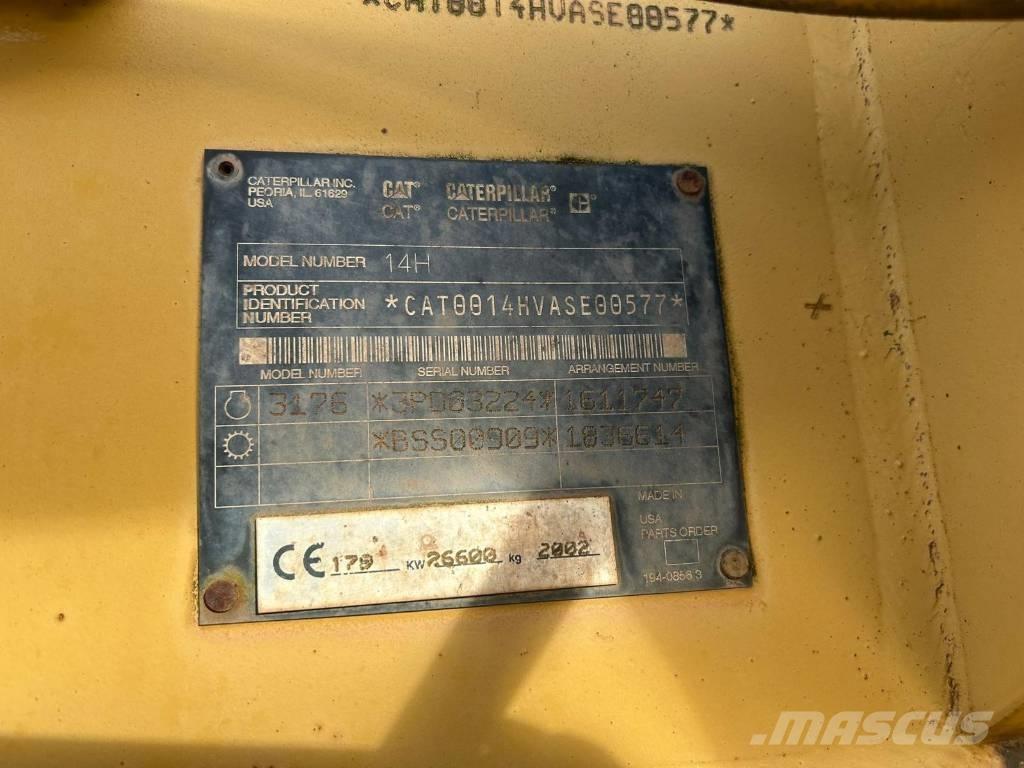 CAT 14 H VHP 그레이더