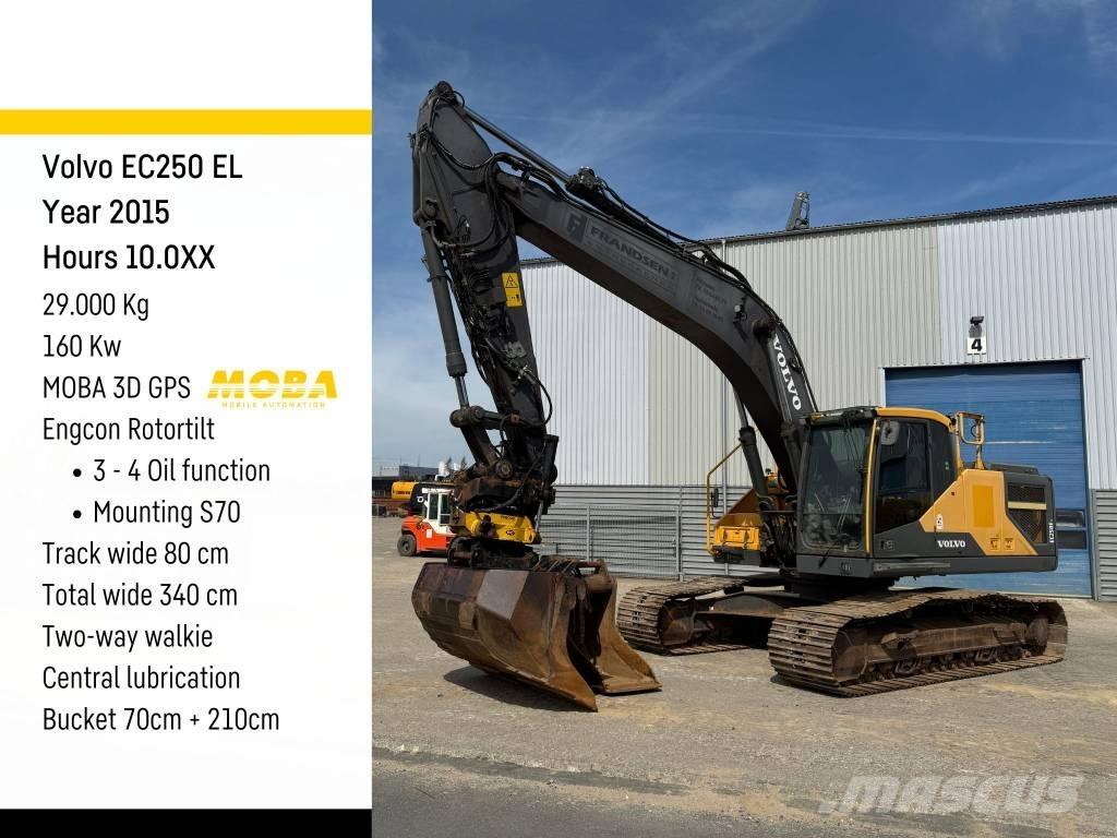 Volvo EC 250 EL 대형 굴삭기 29톤 이상