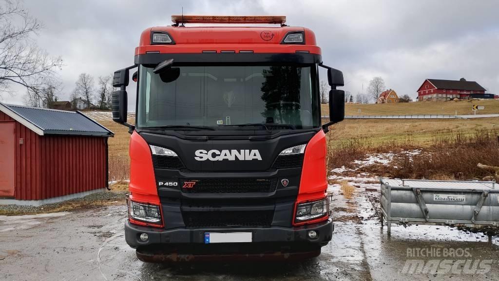 Scania P450 XT 콤비/진공 트럭