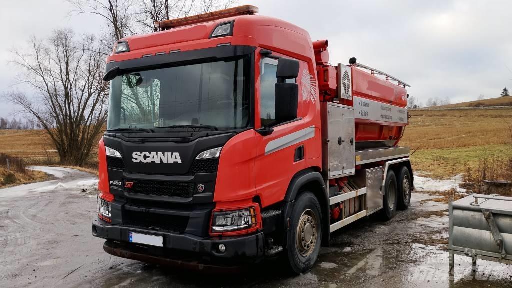 Scania P450 XT 콤비/진공 트럭
