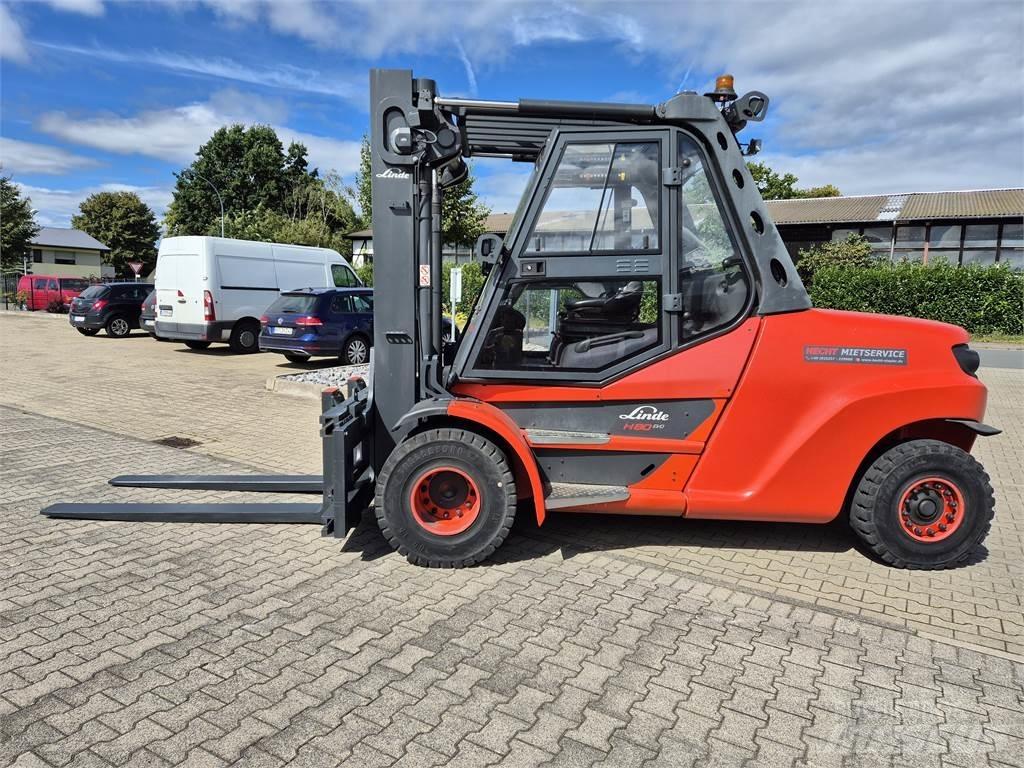 Linde H80D-03/1100 디젤 지게차