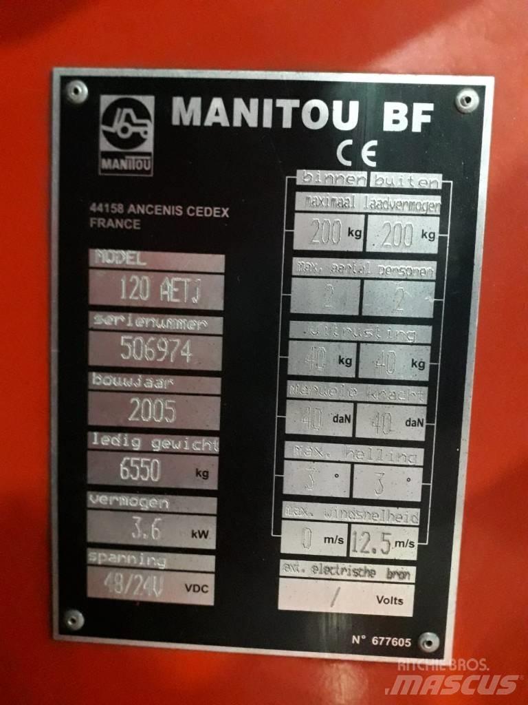 Manitou 120 AETJ 관절형 전동이동 리프트