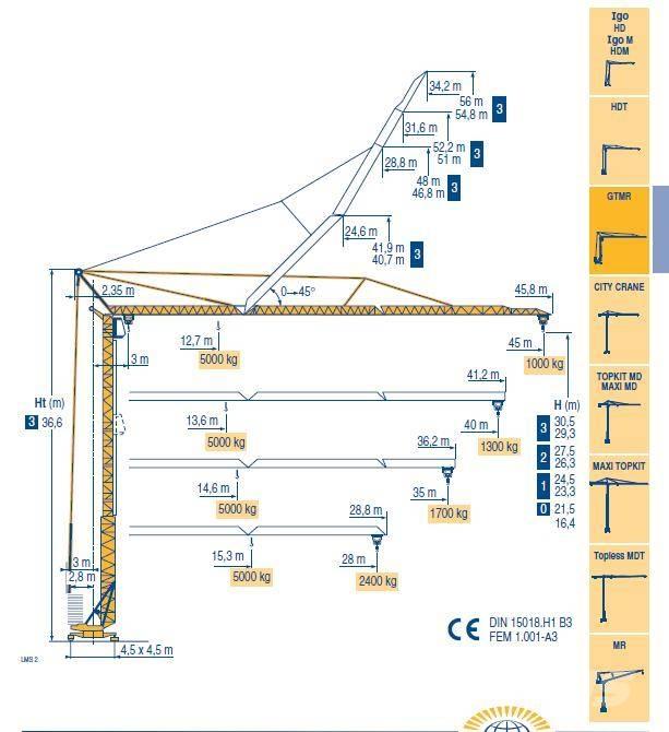 Potain 346 A 타워 크레인