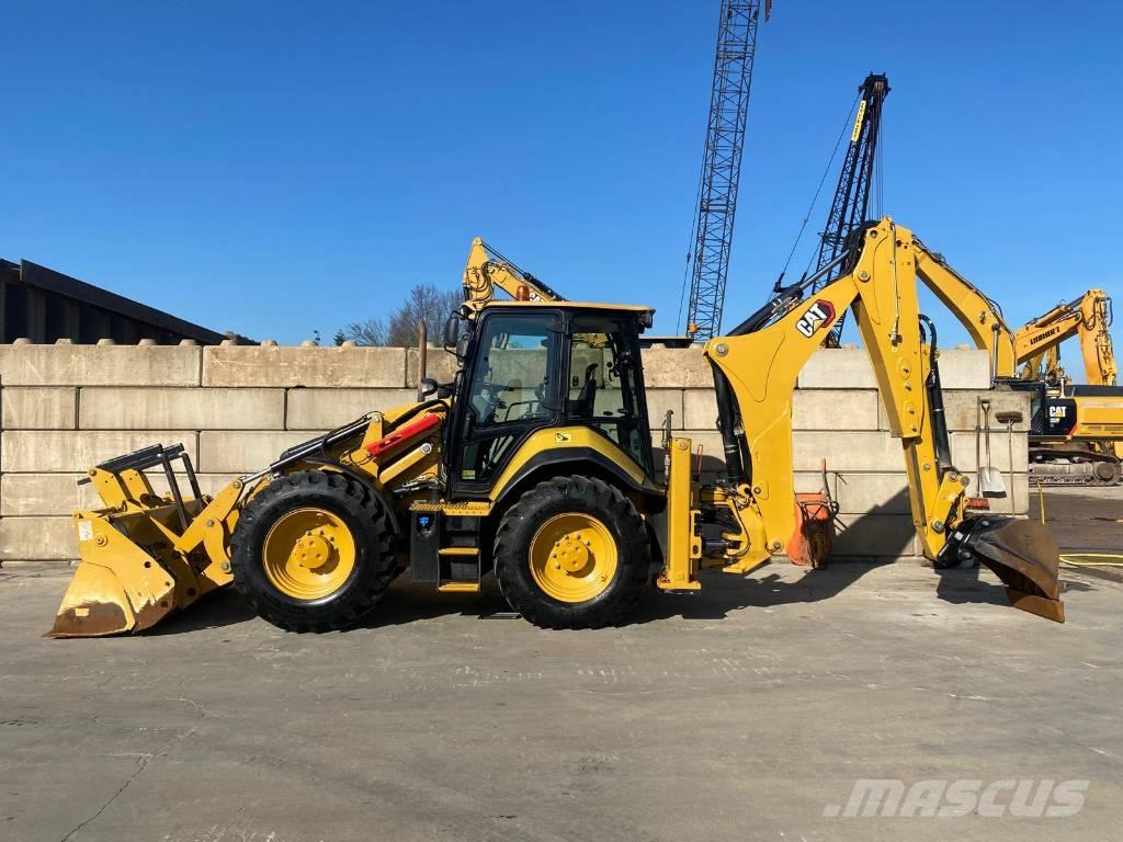 CAT 444  4x4 백호로더