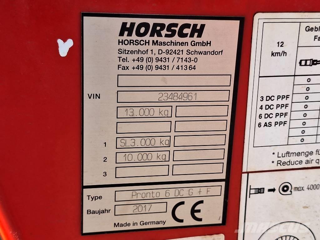 Horsch Pronto 6 DC 드릴