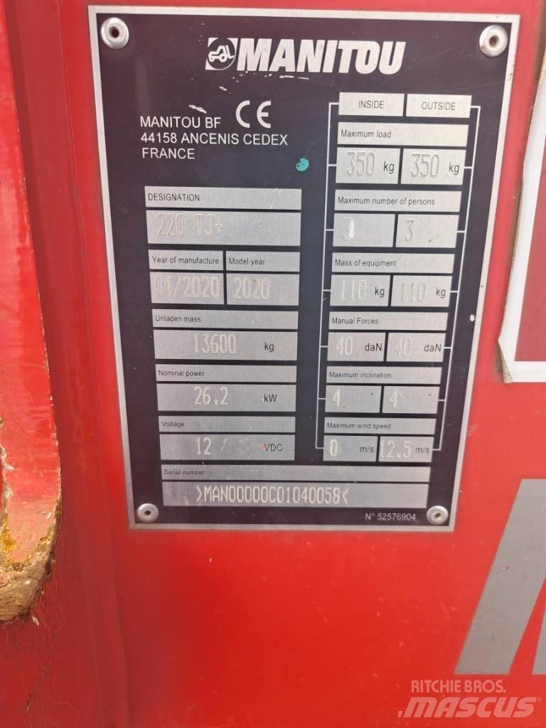 Manitou 220TJ 견인식 전동이동 리프트