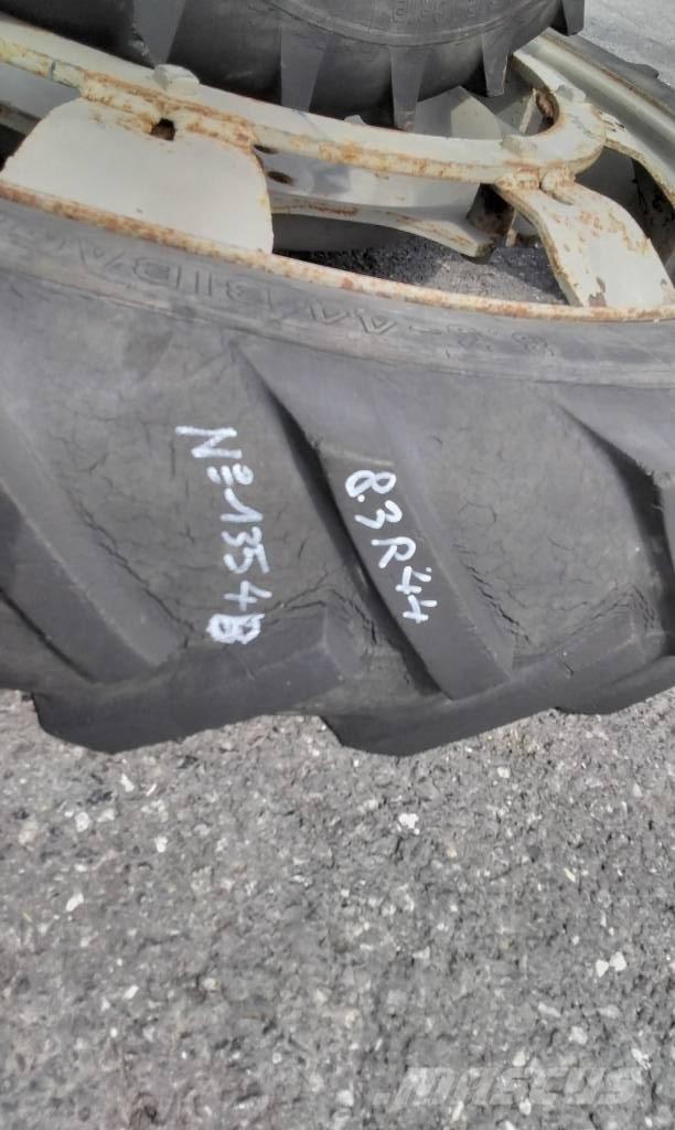 Michelin 8.3R44 타이어, 휠 및 림