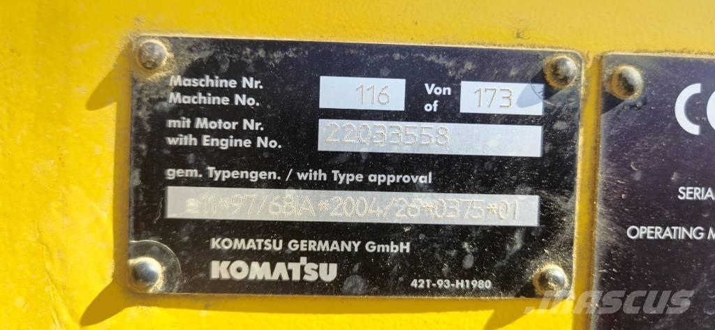 Komatsu PW 180-7EO  휠 굴삭기