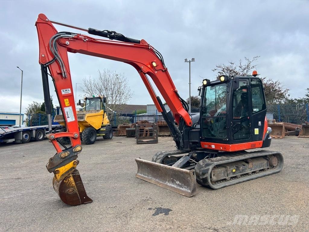 Kubota KX080-4 중형굴삭기 7톤-28톤