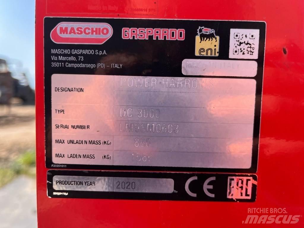 Maschio DC 3000 파워 하로우 및 로토틸러(회전 경운기)
