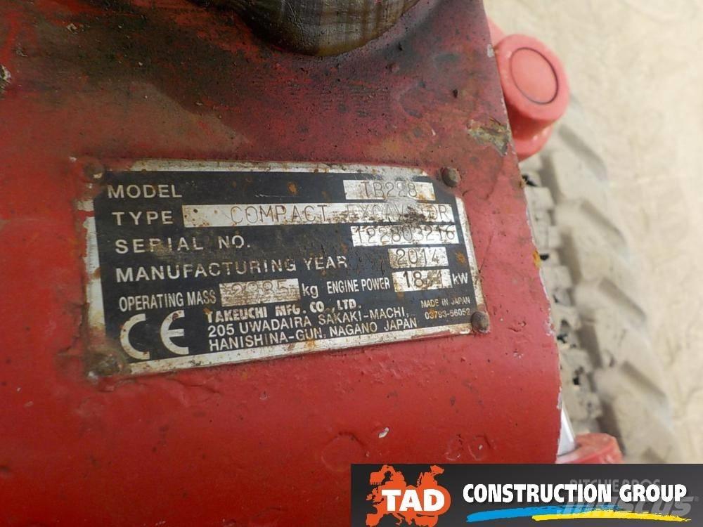 Takeuchi TB228 소형 굴삭기 7톤 미만