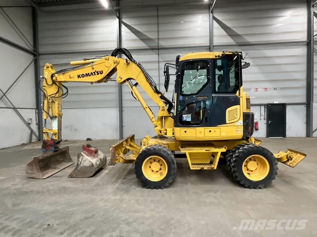 Komatsu PW 98 MR-8  휠 굴삭기