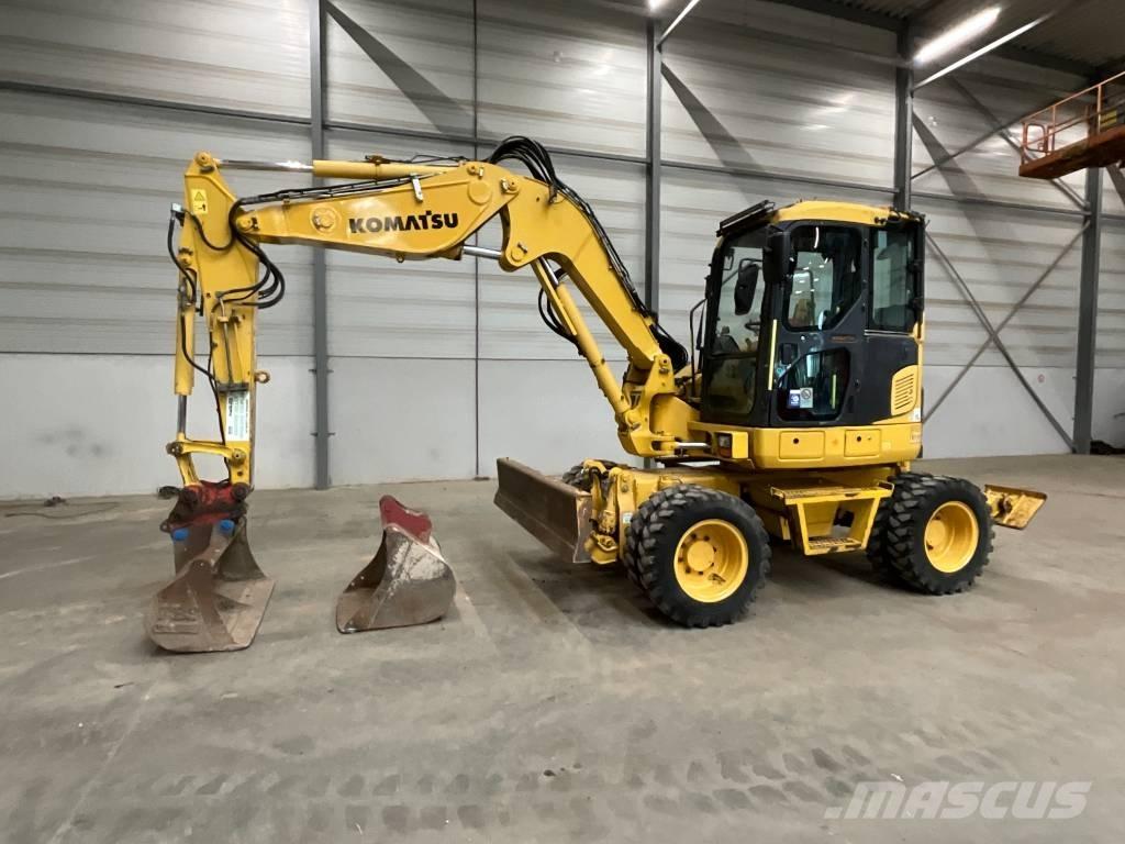 Komatsu PW 98 MR-8  휠 굴삭기