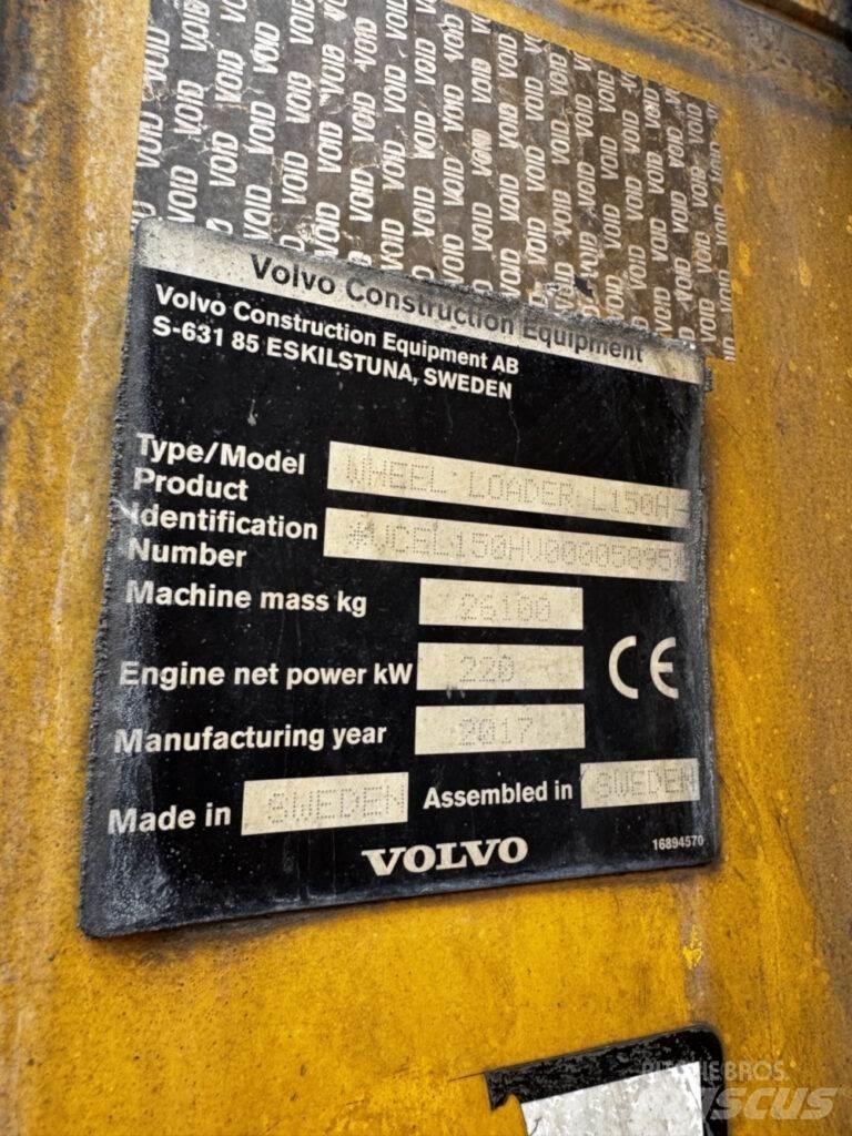 Volvo L150H  휠로우더
