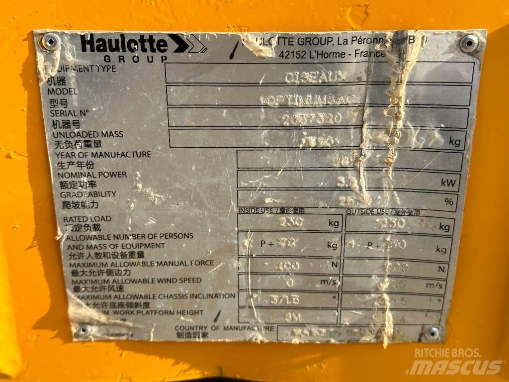 Haulotte OPTIMUM 8 가위형 리프트