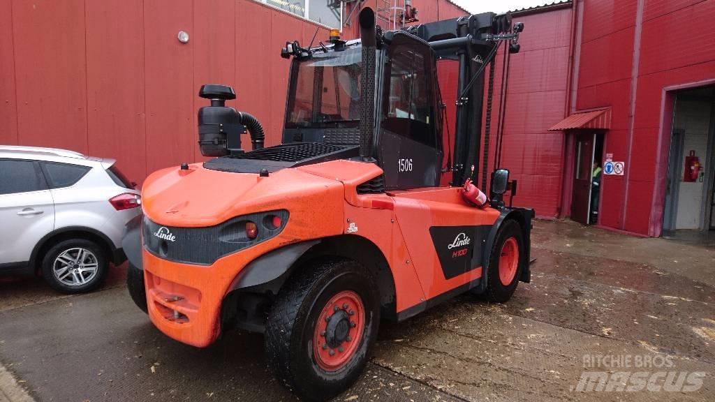 Linde H100D 디젤 지게차