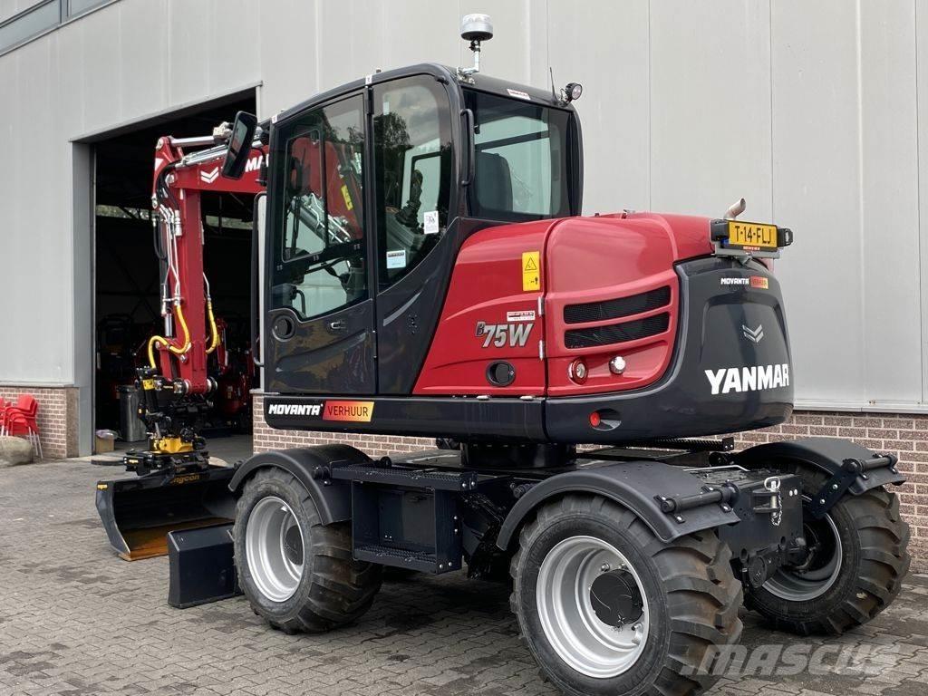 Yanmar B75W  휠 굴삭기
