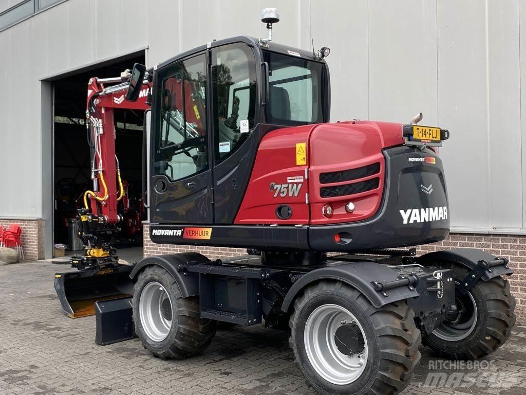 Yanmar B75W  휠 굴삭기