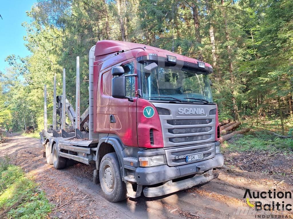Scania R 480 목재 트럭