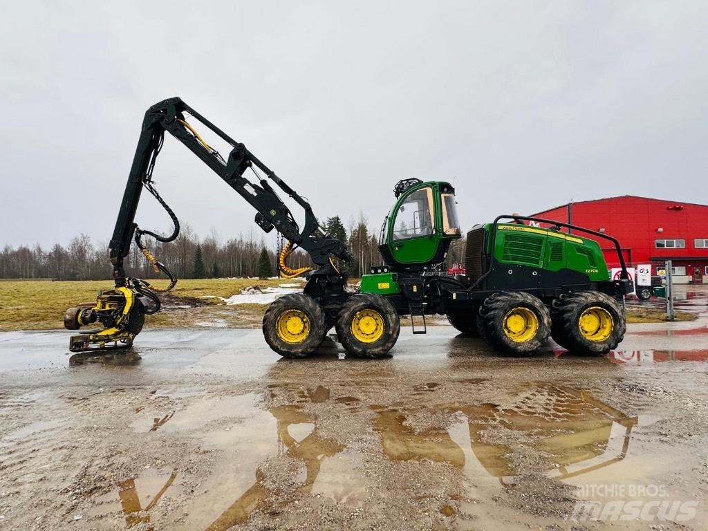 John Deere 1270E 원목 하베스터