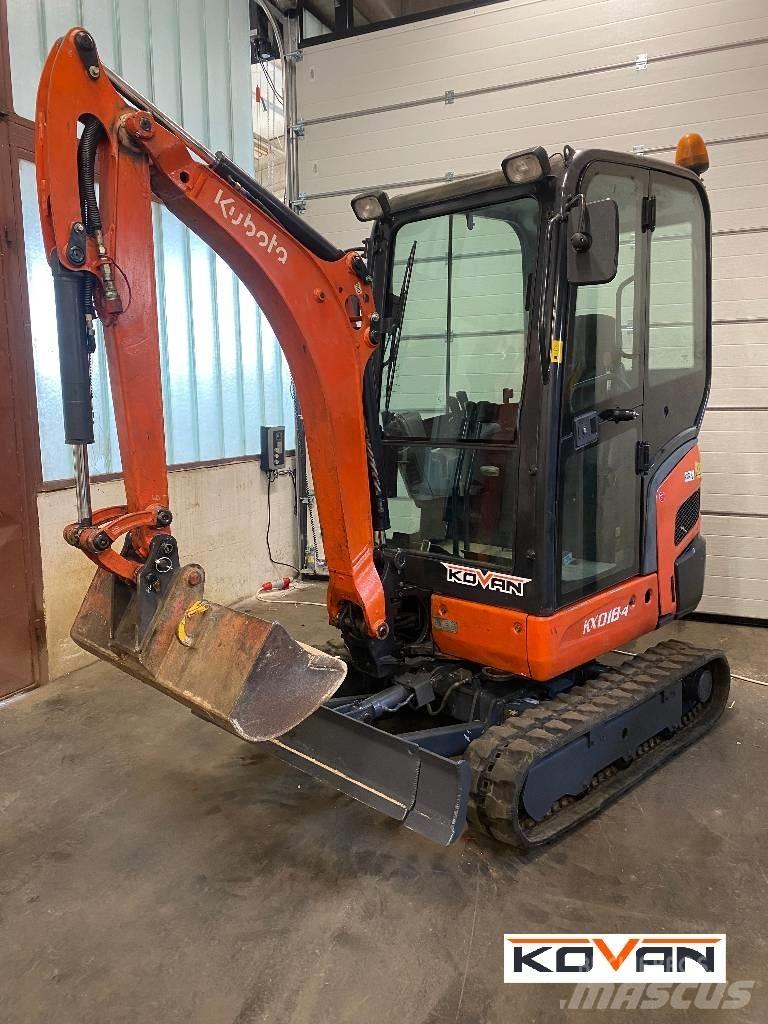Kubota KX 018-4 소형 굴삭기 7톤 미만