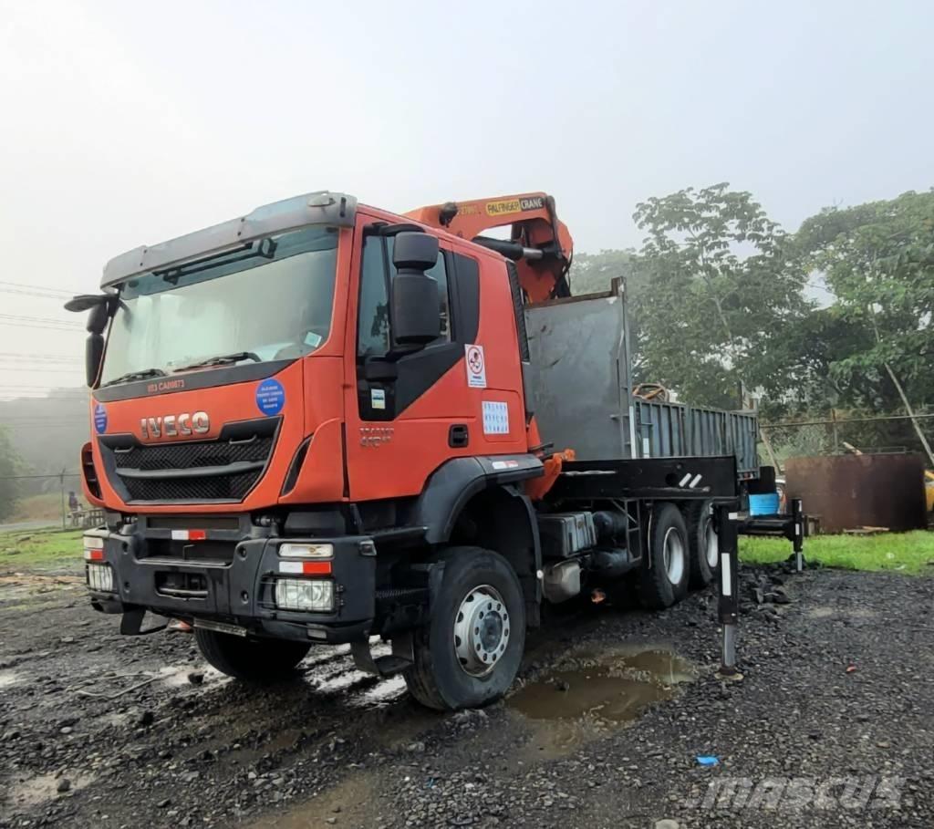 Iveco Trakker 410 크레인 트럭