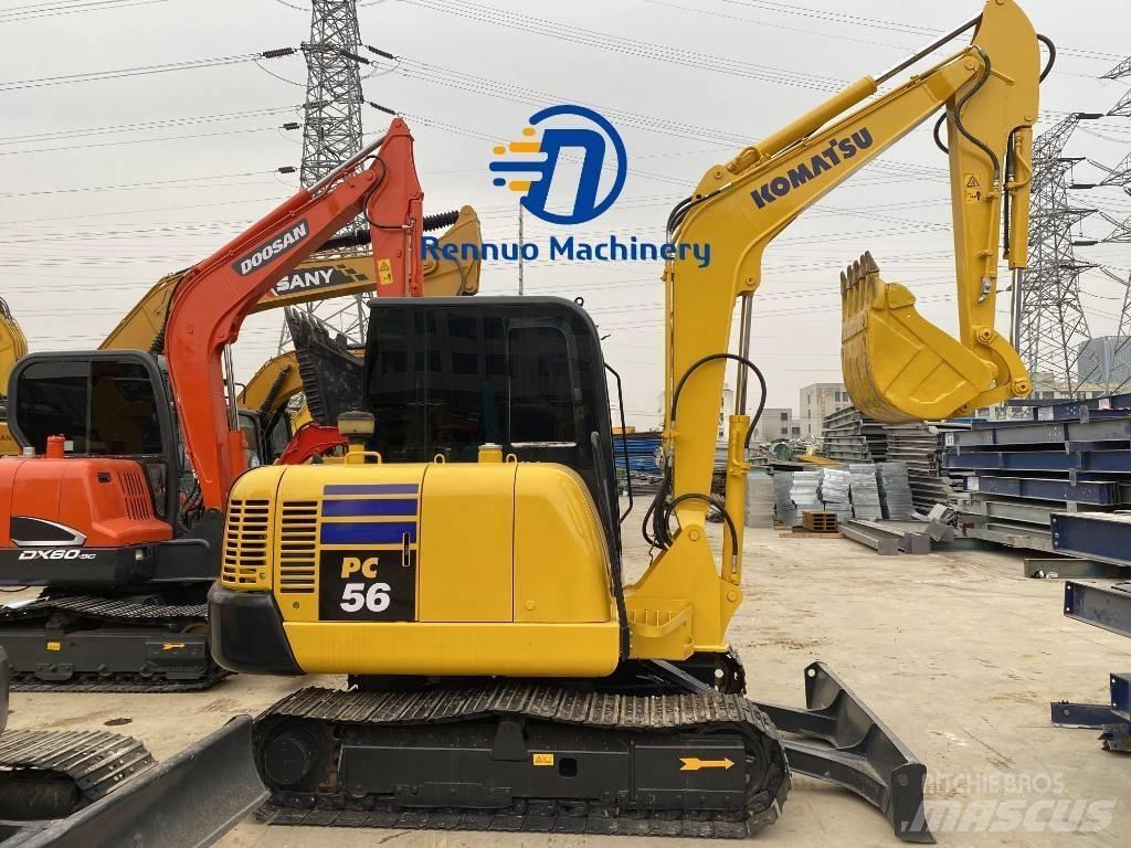 Komatsu PC 56-7 소형 굴삭기 7톤 미만
