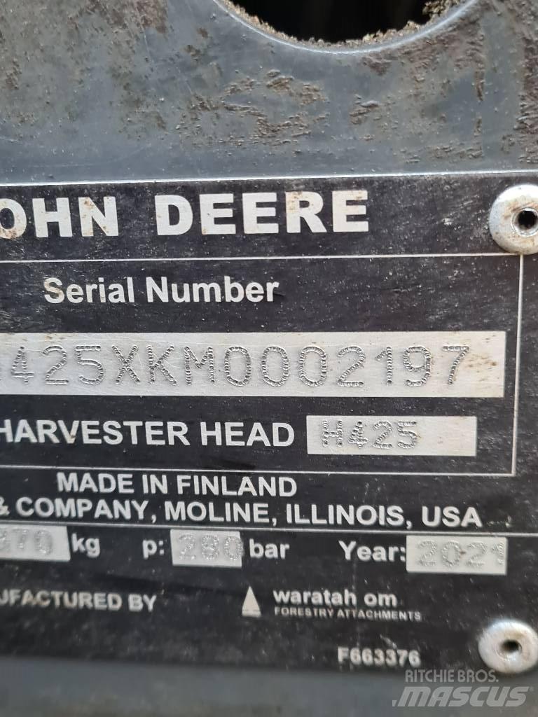 John Deere 1470G 원목 하베스터