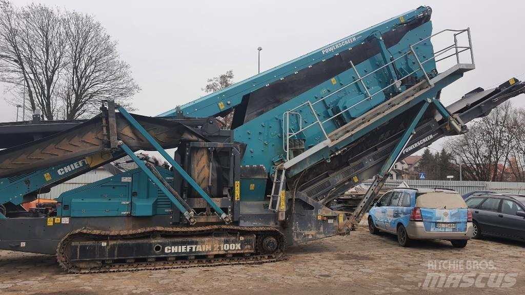 PowerScreen 2100 이동식 선별기