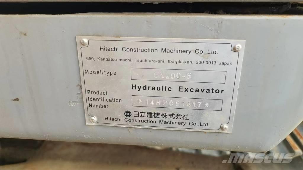 Hitachi EX 200-5 대형 굴삭기 29톤 이상