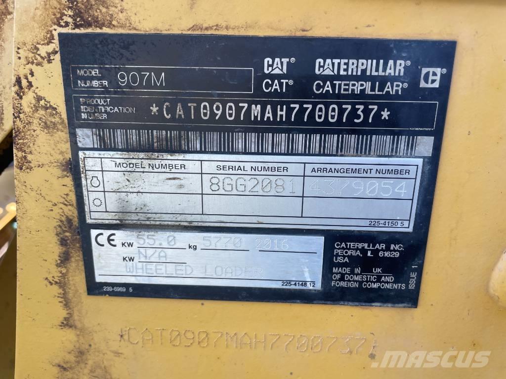 CAT 907 M  휠로우더