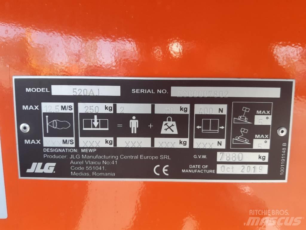 JLG 520 AJ 관절형 전동이동 리프트