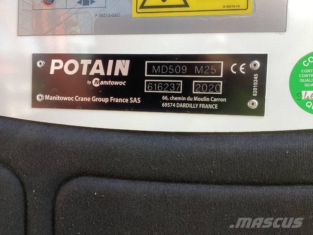 Potain MD509 타워 크레인