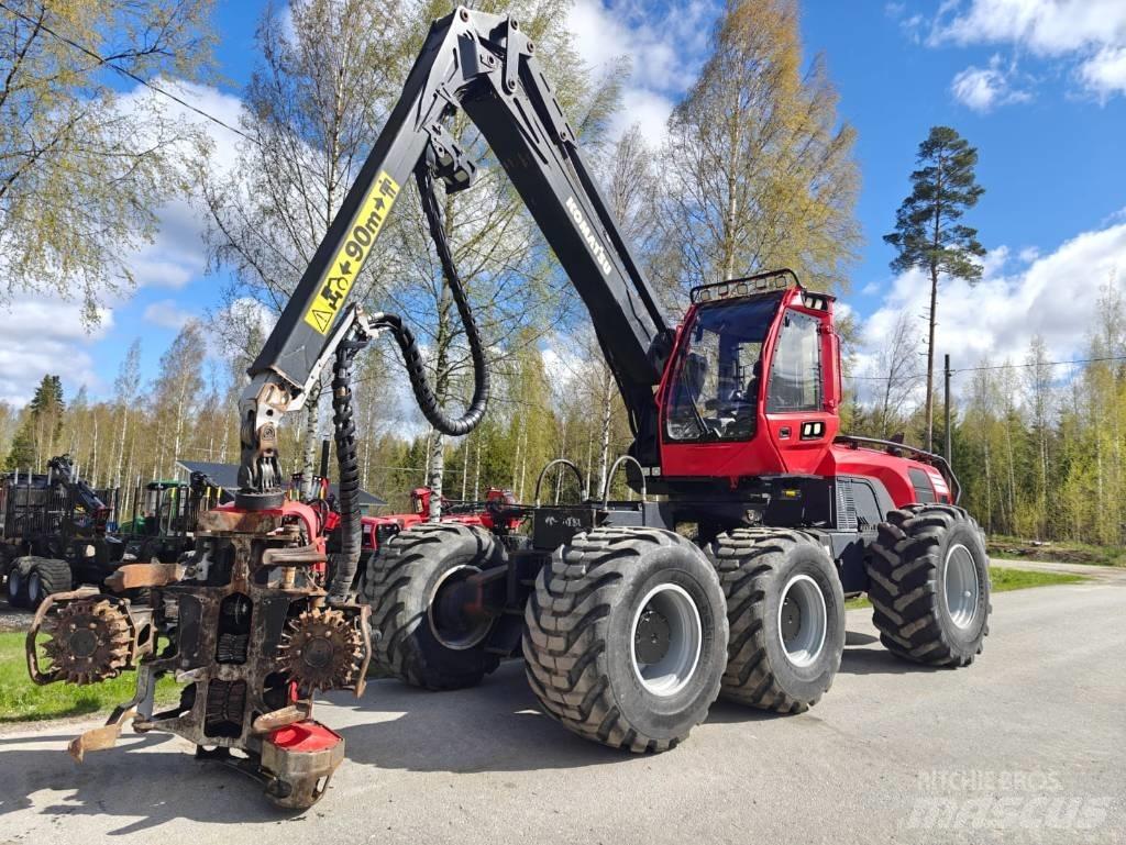 Komatsu 951 원목 하베스터