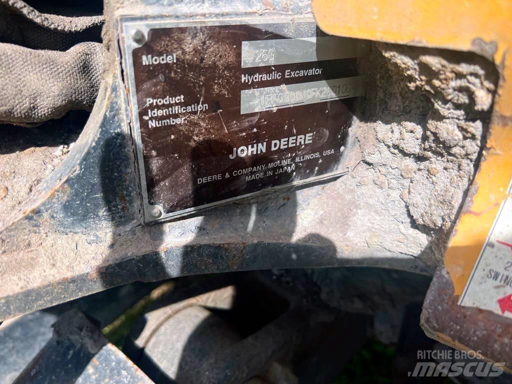John Deere 26G 소형 굴삭기 7톤 미만
