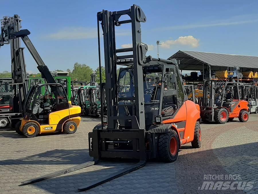 Linde H80D-03/900 디젤 지게차
