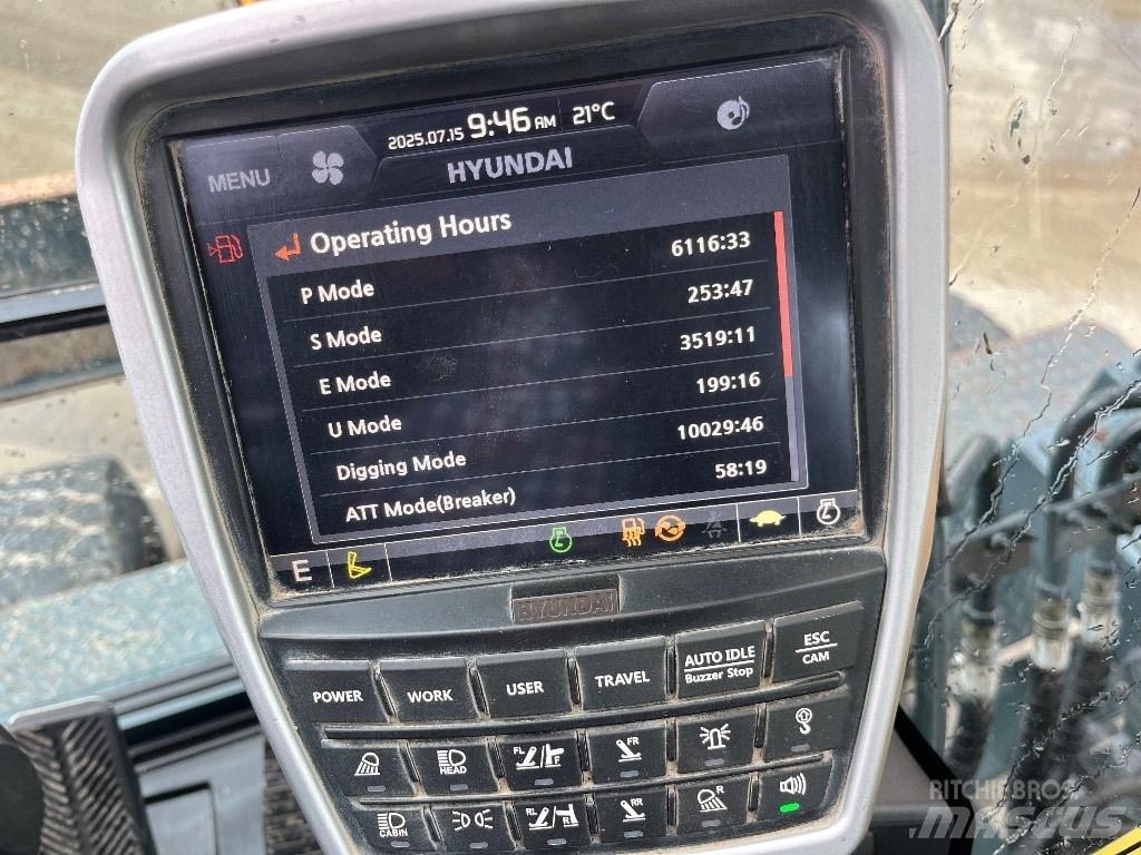 Hyundai HW140  휠 굴삭기