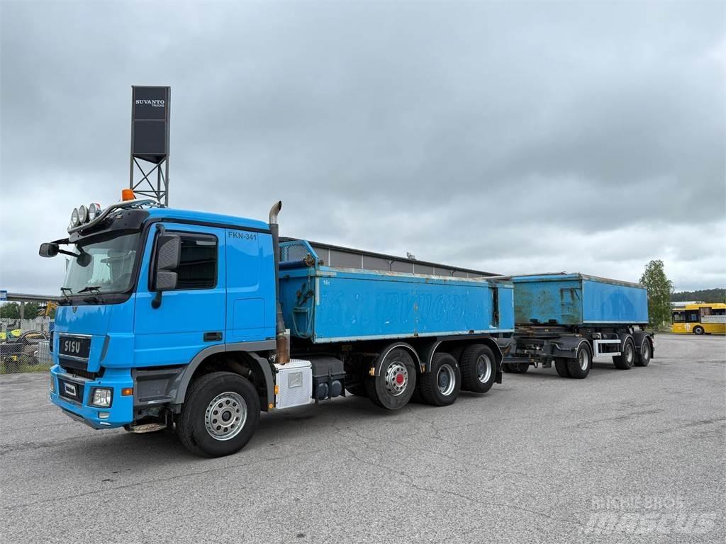Sisu DK12M 8X4 덤프 트럭
