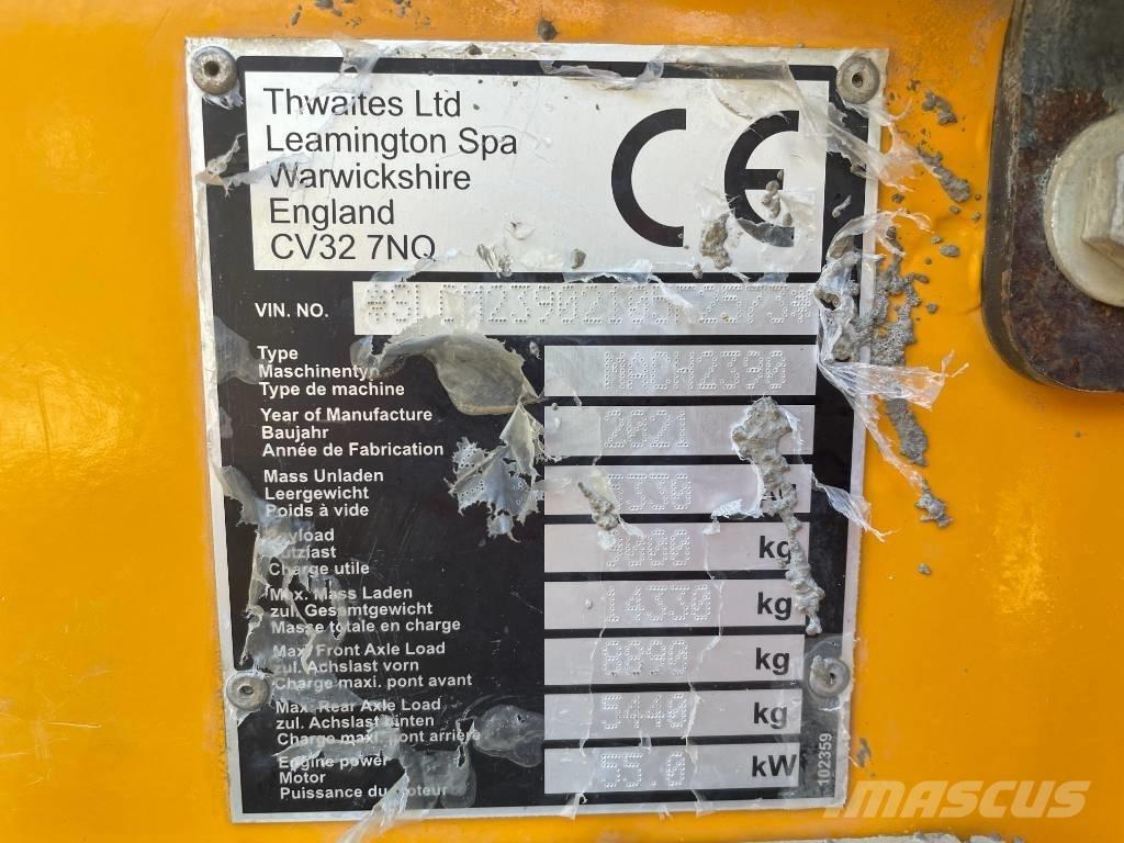 Thwaites MACH 2390 건설현장 덤프트럭