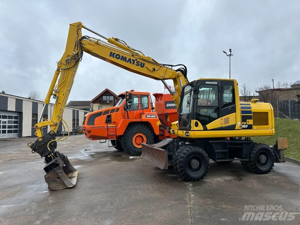 Komatsu PW160-11  휠 굴삭기