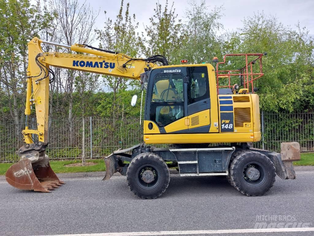 Komatsu PW148-11  휠 굴삭기