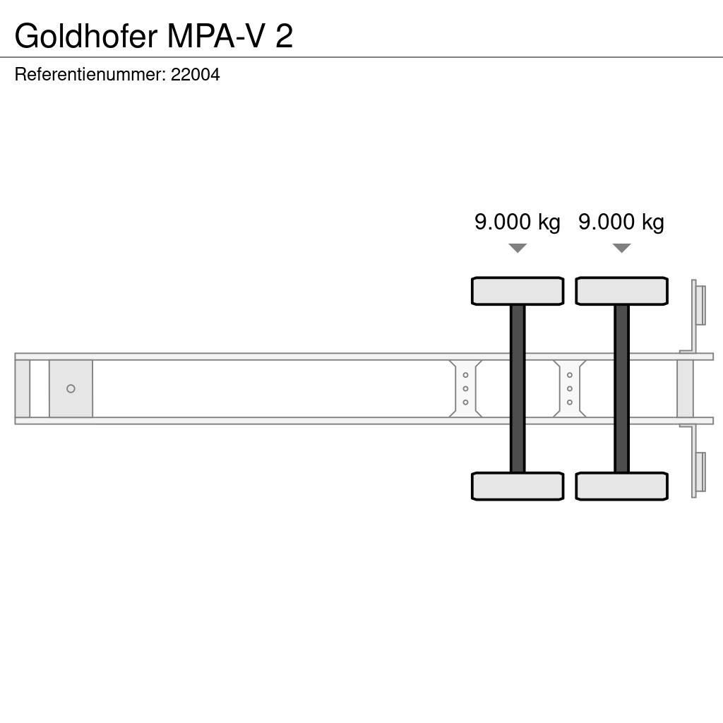 Goldhofer MPA-V 2 로우 로더-세미 트레일러